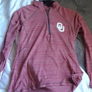 Under armour pink OU sweatshirt